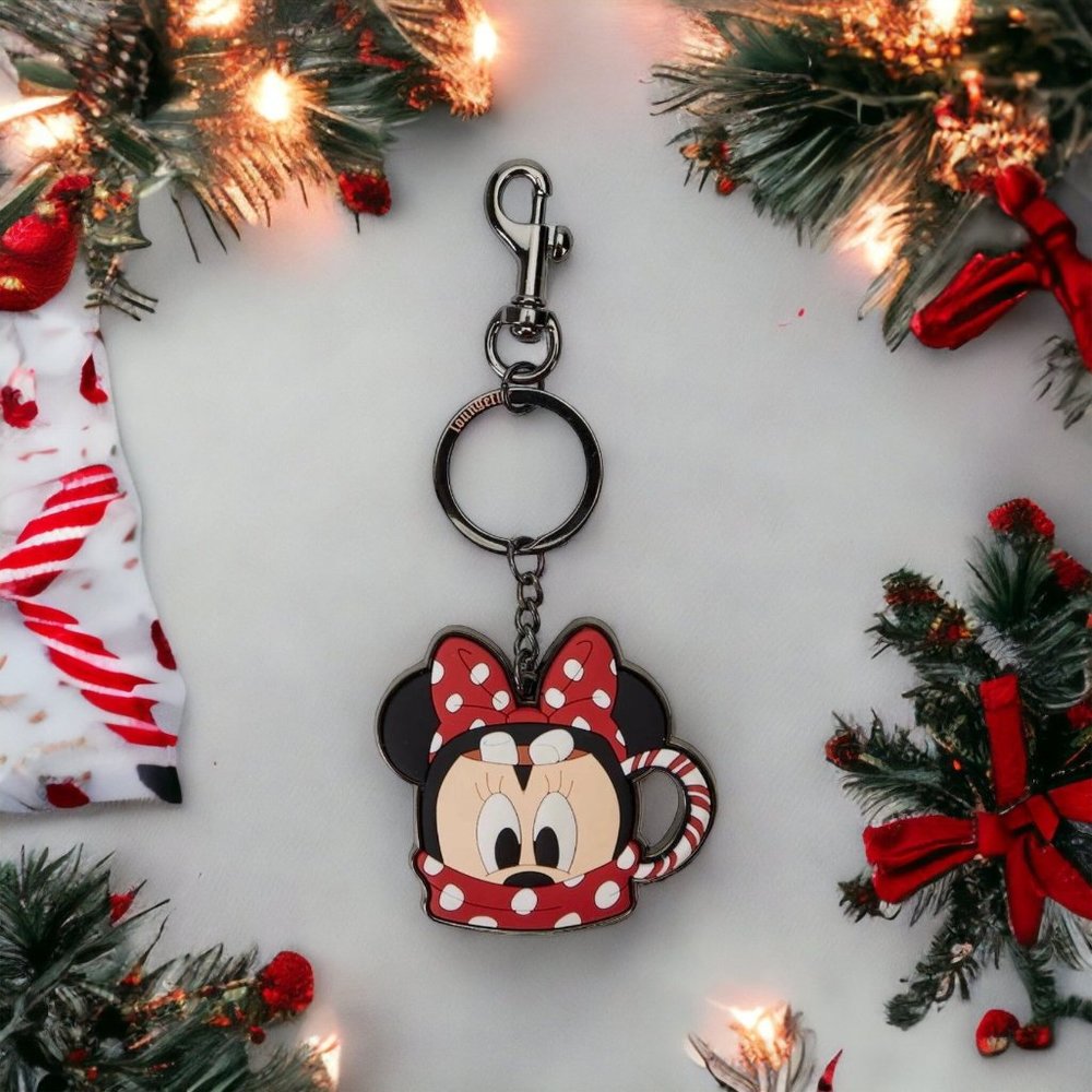 Loungefly Disney Minnie Mouse Cocoa Keychain